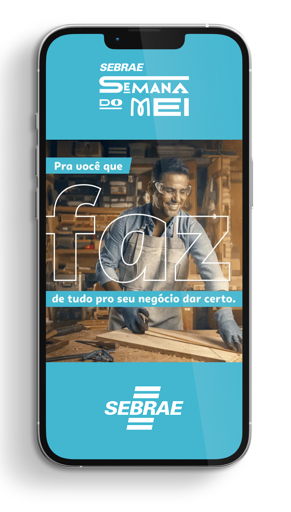 iphone mock MEI conteudo